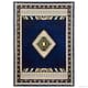 Allstar Woven Traditional Southwest Area Rug - 5' 2"x7' 1" - Navy