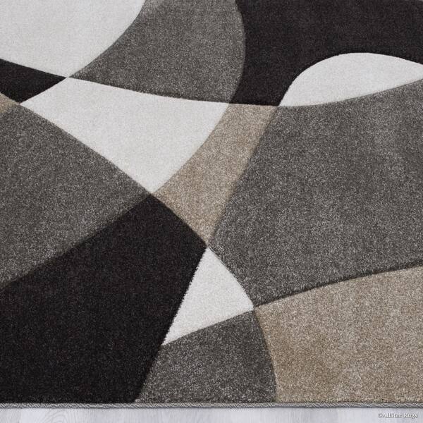 Shop Allstar Woven Abstract Colorblock Modern Design Rug