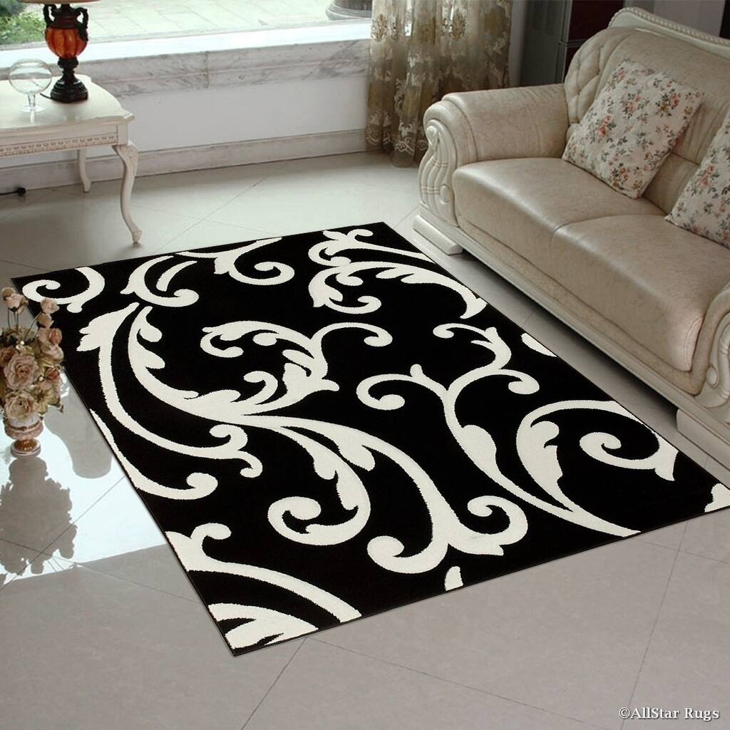 Allstar Floral Traditional Colorblock Design Rug - Overstock - 16918455