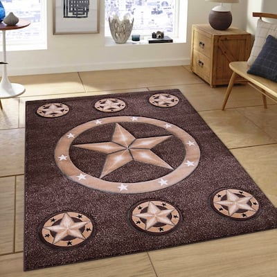 Allstar Modern Pentagram Design Rug