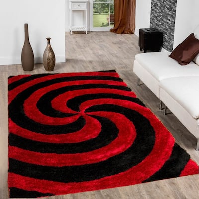 Allstar Modern 3D Swirl Design Rug