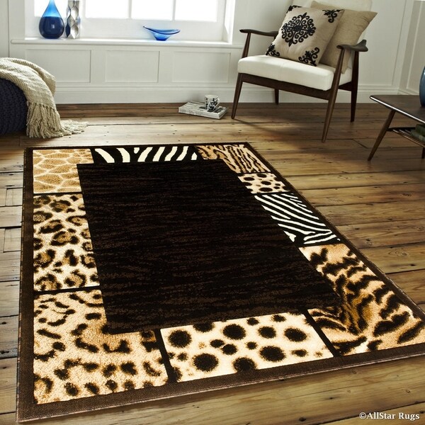 Allstar Black High Density Double Shot Exotic Animal Skin Rug 5 2 Allstar Black High Density Double Shot Exotic Animal Skin Rug 5 X27 2
