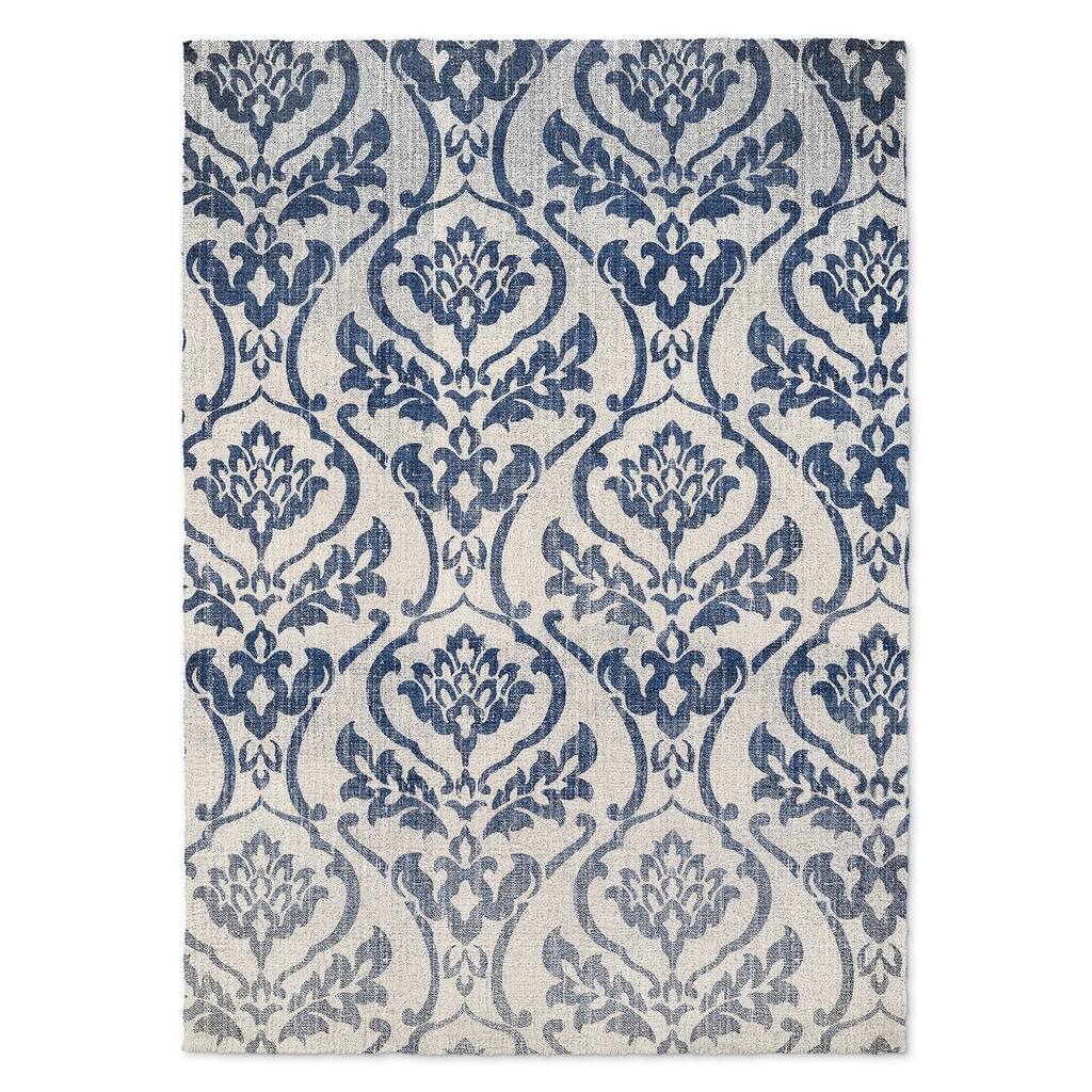 Kavka Designs Seabury Blue/ White Area Rug ( 3'X5' ) - 3' x 5 ...