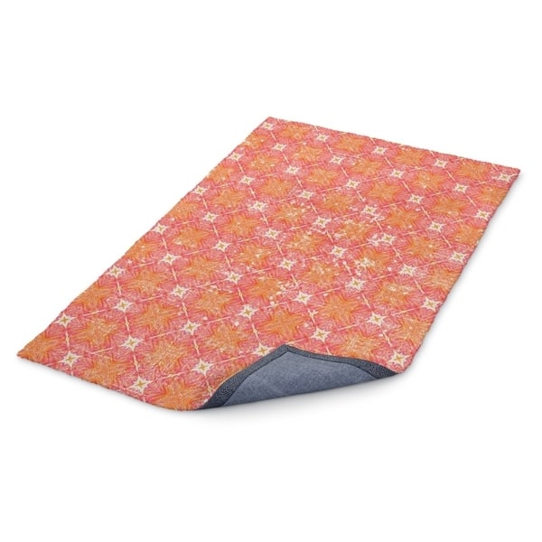 Kavka Designs Trixie Distressed Pink Orange Area Rug 3 X5 3 X 5 Overstock 16925524