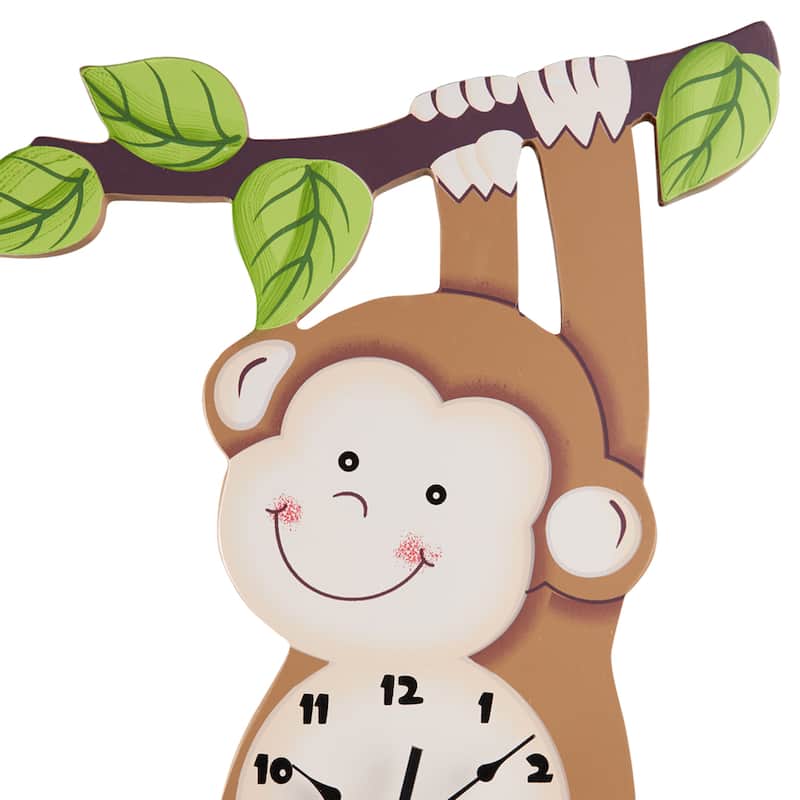 Fantasy Fields - Sunny Safari Monkey Wall Clock