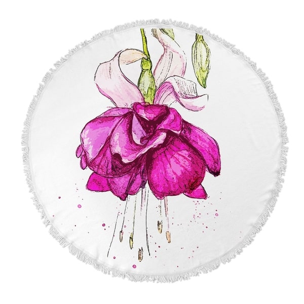 Kavka Designs Draping Flower Pink/ Green/ Purple 60