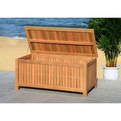 Buy Teak Outdoor Storage Sheds Boxes Online At Overstock Our