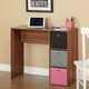 preview thumbnail 1 of 1, Simple Living Jolie Student Writing Desk with Three Fabric Bins - N/A