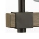 preview thumbnail 4 of 6, Barnes Mill Collection 2-Light Antique Bronze Semi-Flushmount