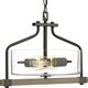 preview thumbnail 7 of 6, Barnes Mill Collection 2-Light Antique Bronze Semi-Flushmount N/A
