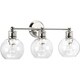preview thumbnail 2 of 7, Carbon Loft Guillotin 3-light Polished Nickel Bath Light