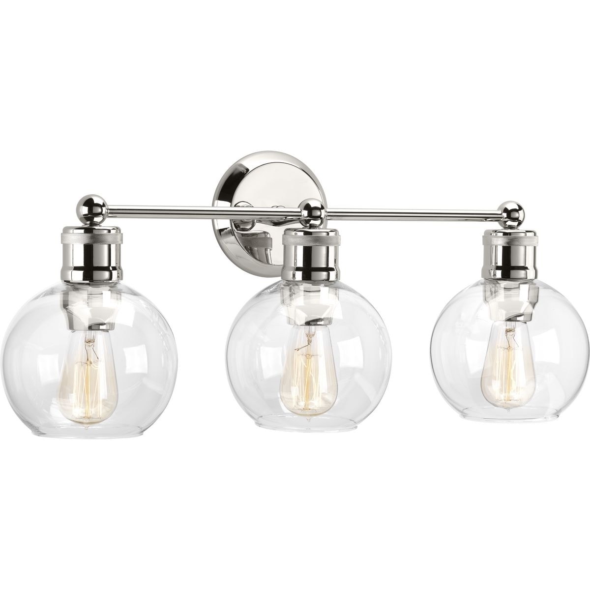 Carbon Loft Guillotin 3 Light Polished Nickel Bath N A Carbon Loft Guillotin 3 Light Polished Nickel Bath N A