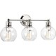 preview thumbnail 1 of 7, Carbon Loft Guillotin 3-light Polished Nickel Bath Light
