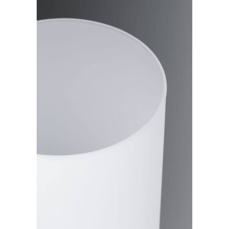 Replay Collection 3-Light Textured Black Etched Glass Modern Bath Vanity Light