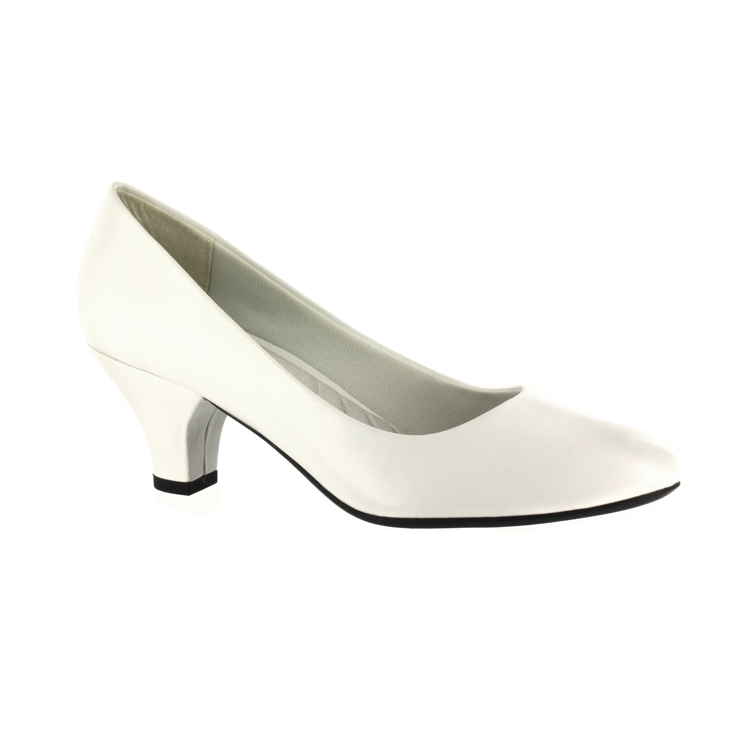 easy street white pumps