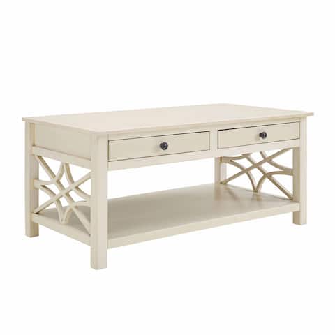 Willow Antique White Coffee Table