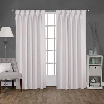 Buy Off White Pinch Pleat Curtains Drapes Online At Overstock