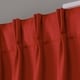 preview thumbnail 51 of 61, ATI Home Sateen Twill Woven Room Darkening Blackout Pinch Pleat/Hidden Tab Top Curtain Panel Pair