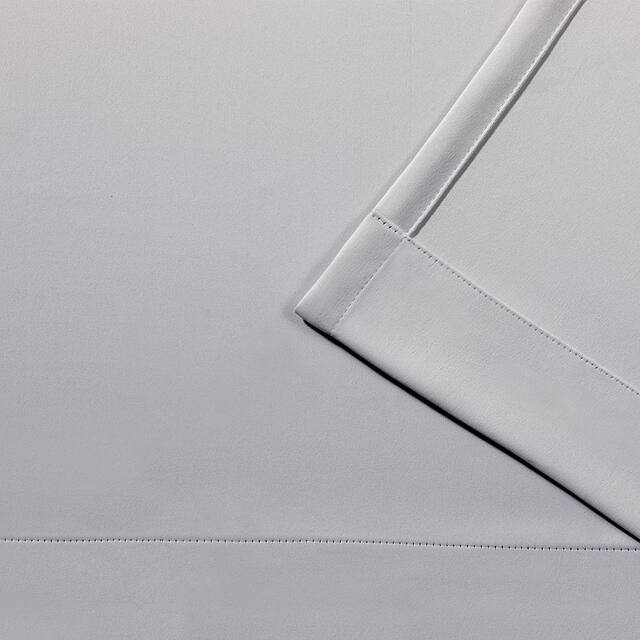 ATI Home Sateen Twill Woven Room Darkening Blackout Pinch Pleat/Hidden Tab Top Curtain Panel Pair