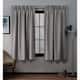 ATI Home Sateen Twill Woven Room Darkening Blackout Pinch Pleat/Hidden Tab Top Curtain Panel Pair - 52X63 - veridian grey