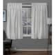 ATI Home Sateen Twill Woven Room Darkening Blackout Pinch Pleat/Hidden Tab Top Curtain Panel Pair - 52X63 - Vanilla
