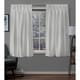 preview thumbnail 24 of 61, ATI Home Sateen Twill Woven Room Darkening Blackout Pinch Pleat/Hidden Tab Top Curtain Panel Pair 52X63 - Vanilla