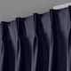 ATI Home Sateen Twill Woven Room Darkening Blackout Pinch Pleat/Hidden Tab Top Curtain Panel Pair