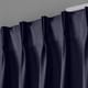 preview thumbnail 43 of 61, ATI Home Sateen Twill Woven Room Darkening Blackout Pinch Pleat/Hidden Tab Top Curtain Panel Pair