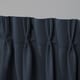 preview thumbnail 39 of 61, ATI Home Sateen Twill Woven Room Darkening Blackout Pinch Pleat/Hidden Tab Top Curtain Panel Pair