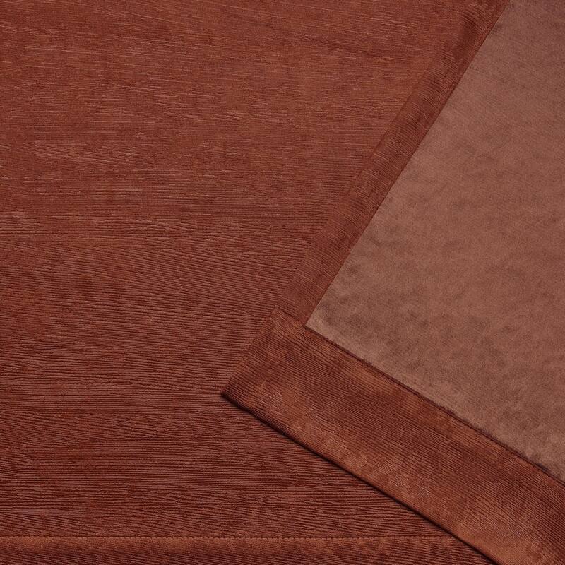 ATI Home Oxford Textured Sateen Room Darkening Blackout Grommet Top Curtain Panel Pair