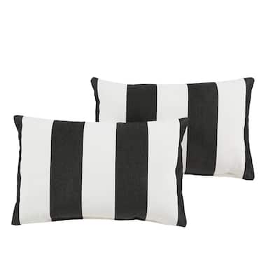 Duvall II Sunbrella Cabana Classic Indoor/Outdoor Lumbar Pillow Set
