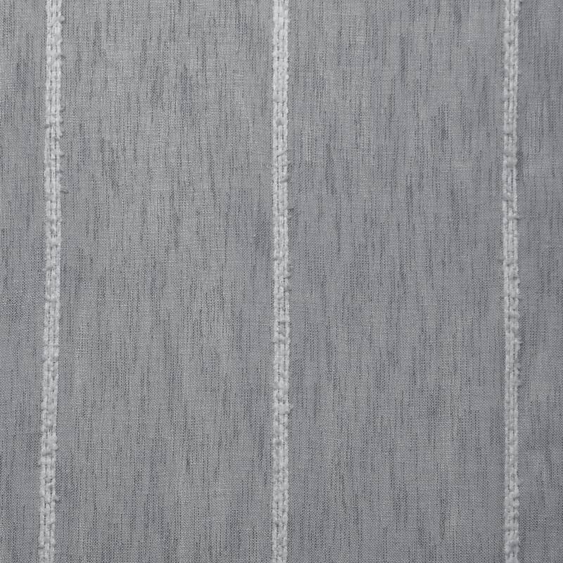 ATI Home Santos Embellished Sheer Rod Pocket Top Curtain Panel Pair