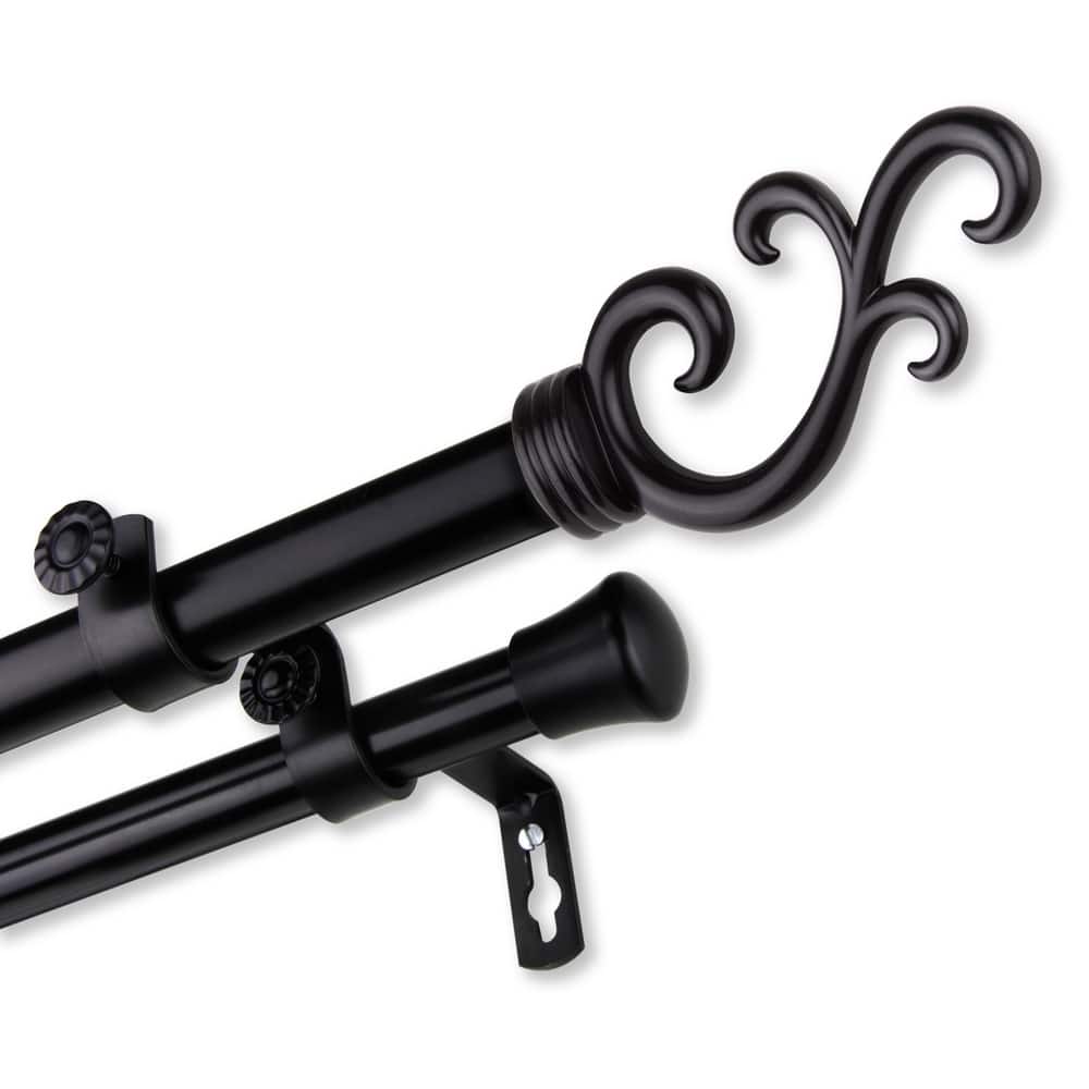 InStyleDesign Sway Adjustable Double Curtain Rod
