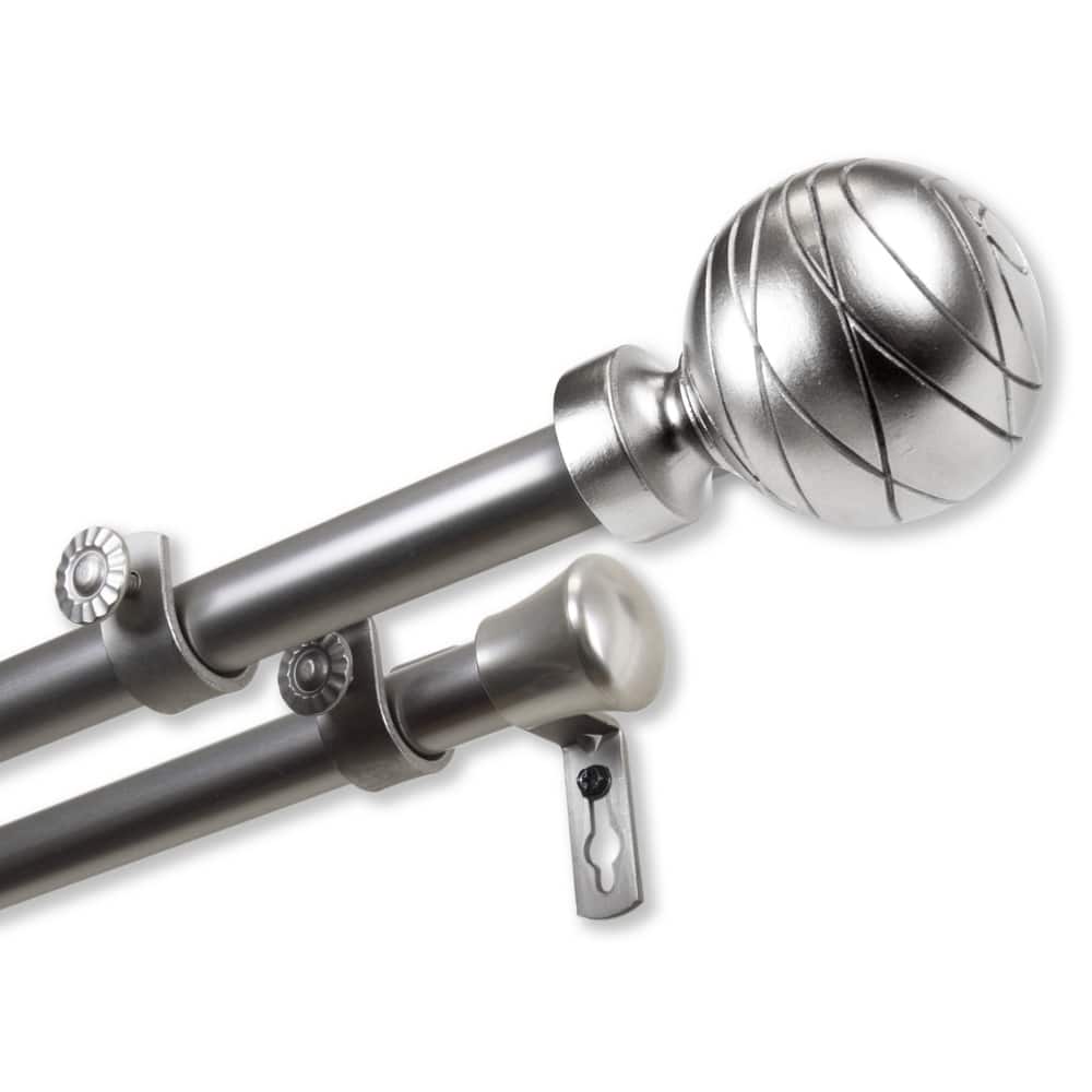 InStyleDesign Desmond Adjustable Double Curtain Rod