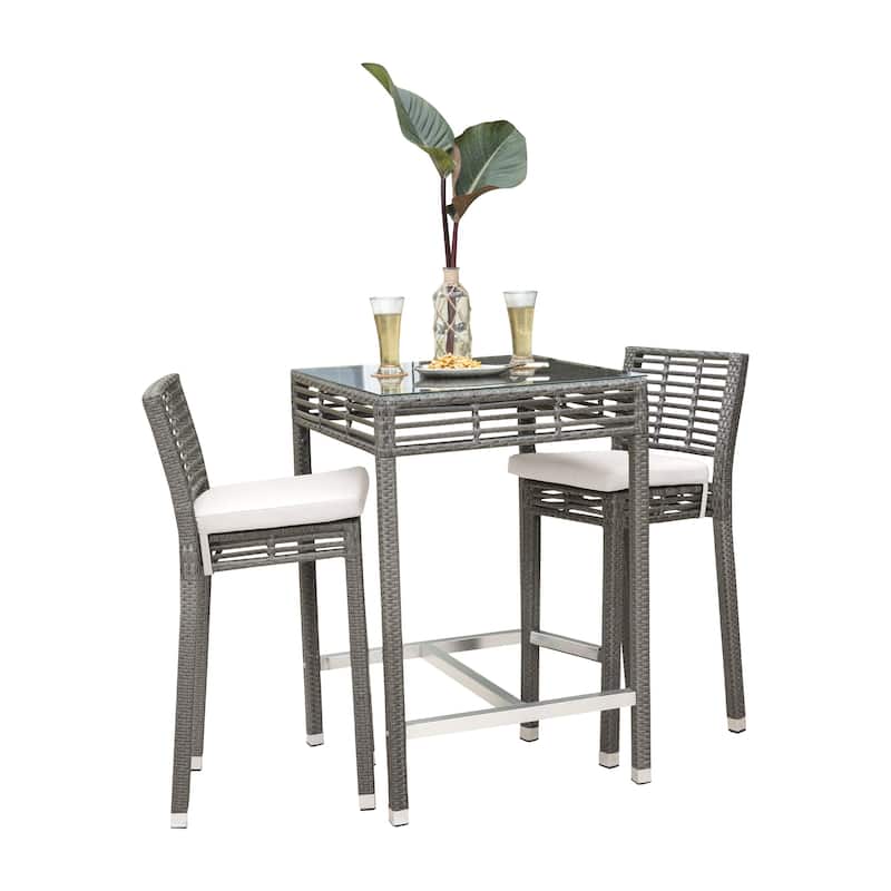 Panama Jack Graphite 3 Pc Pub Set