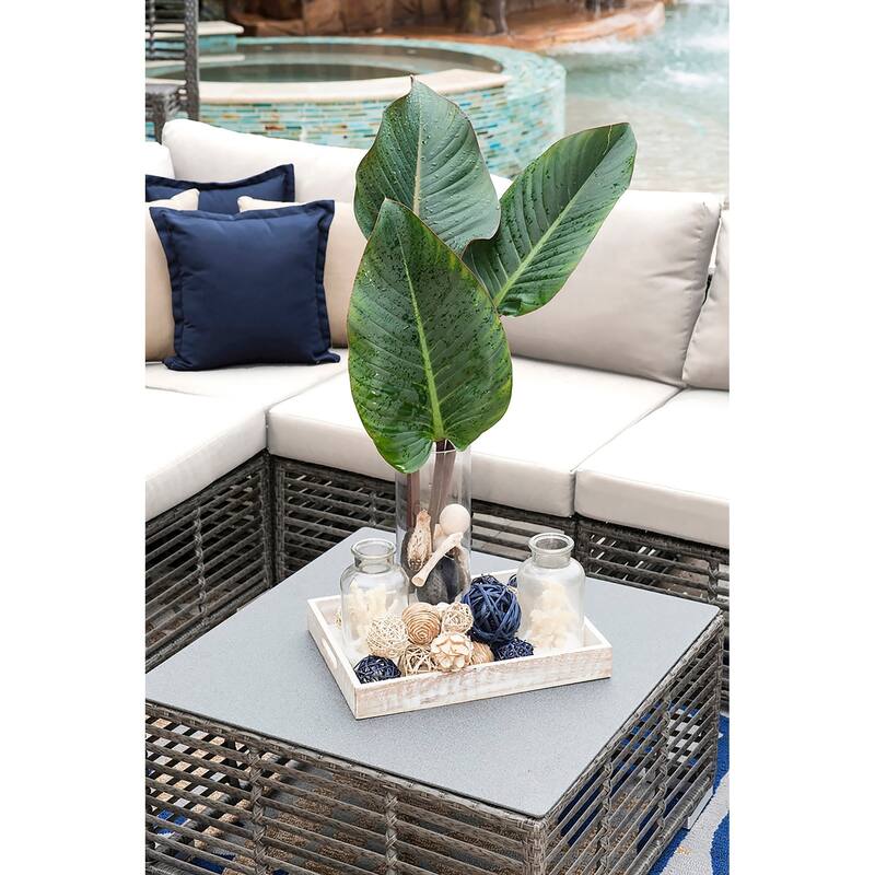 Panama Jack Graphite Aluminum 6-piece Sectional Set