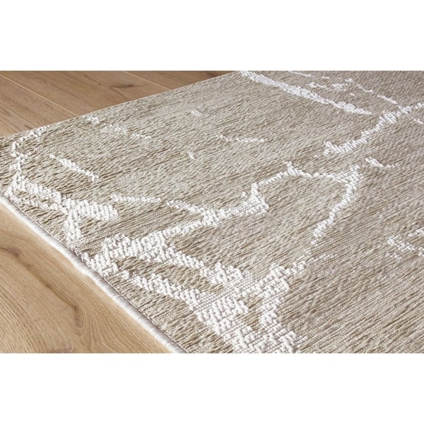 Shop Vanity Neutral Cracked Surface Outdoor Rug 5 3 X 7 7 5 3 X 7 7 5 3 X 7 7 On Sale Overstock 16934928