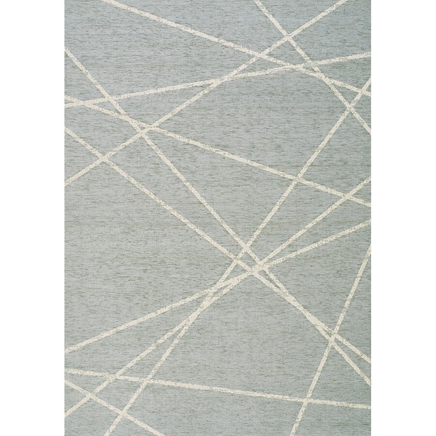 Shop Vanity Soft Blue Crossed Lines Outdoor Rug 5 3 X 7 7 5 3 X 7 7 Overstock 16934936