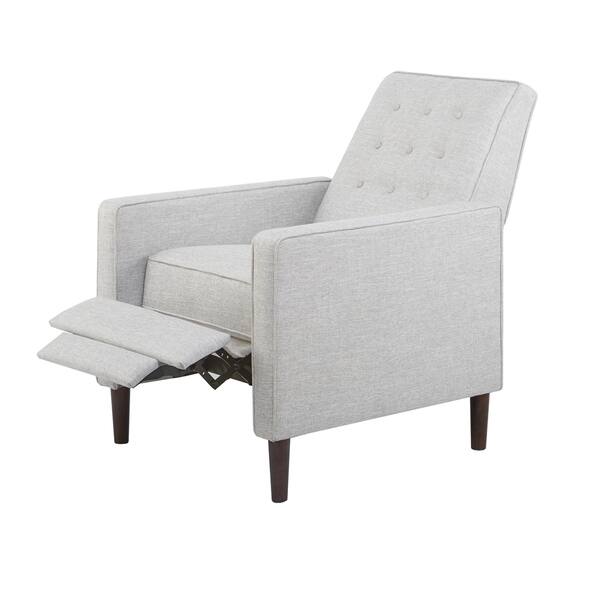 Madison Park Aartwood Light Grey Push Back Recliner Overstock 16935054