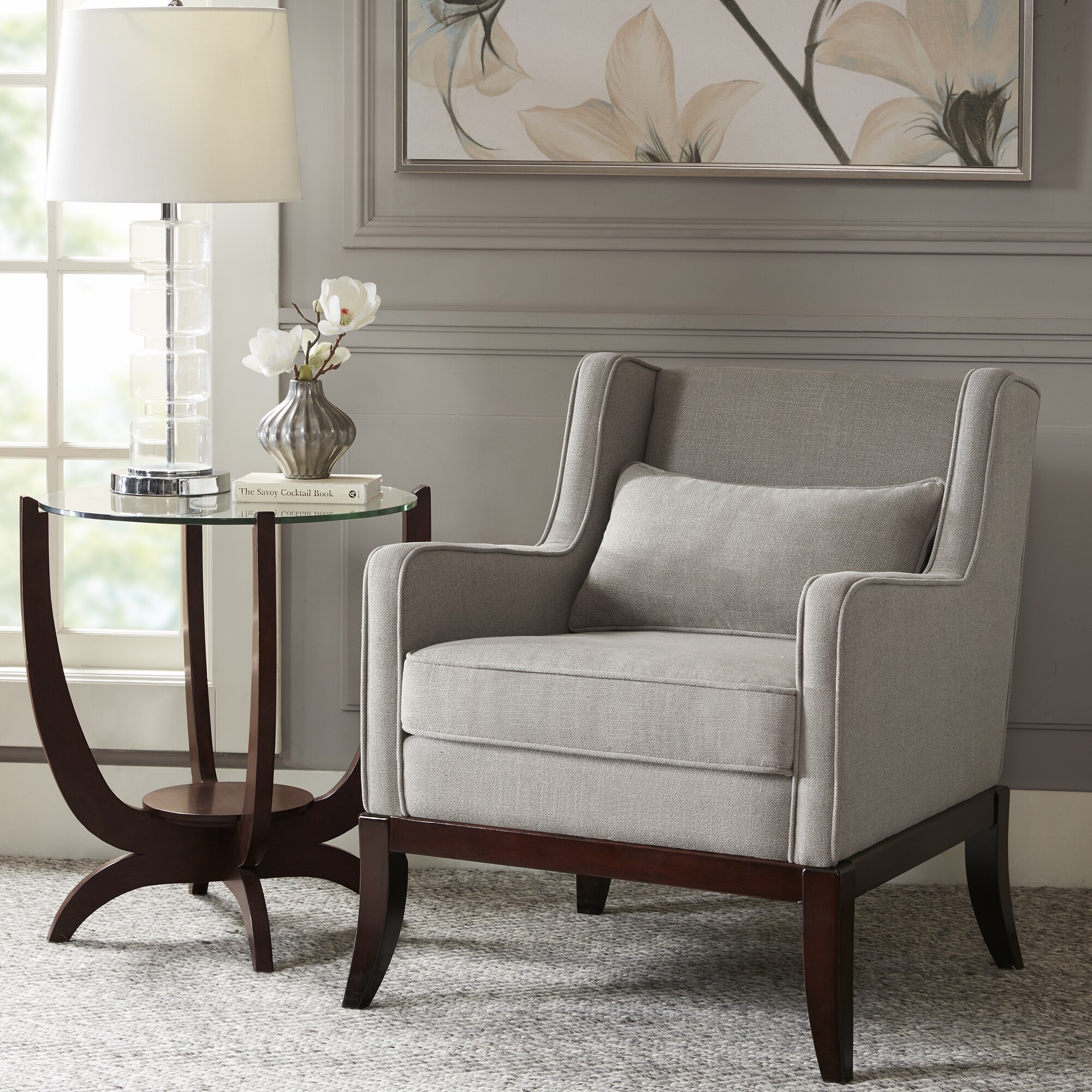 taupe living room chairs