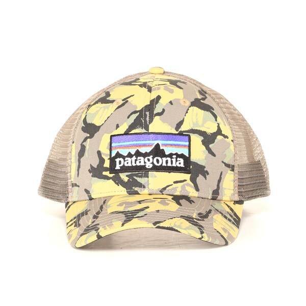 patagonia camo trucker hat