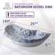 preview thumbnail 6 of 7, ANZZI Byzantian Series Ceramic Vessel Sink in Byzantine Mosaic Finish