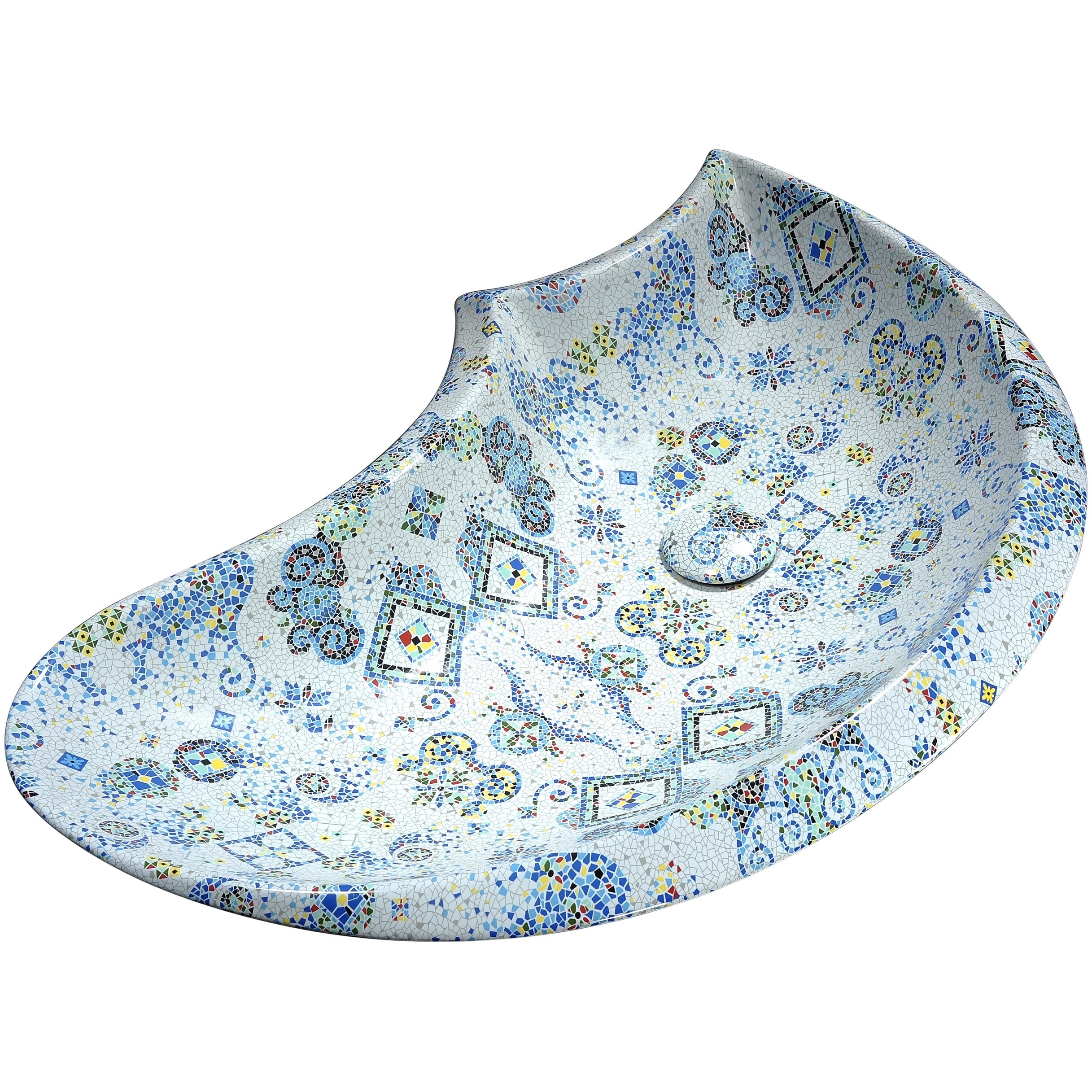 Saint Amand 大皿 BYZANTIN ANZZI Byzantian Ceramic Vessel Square