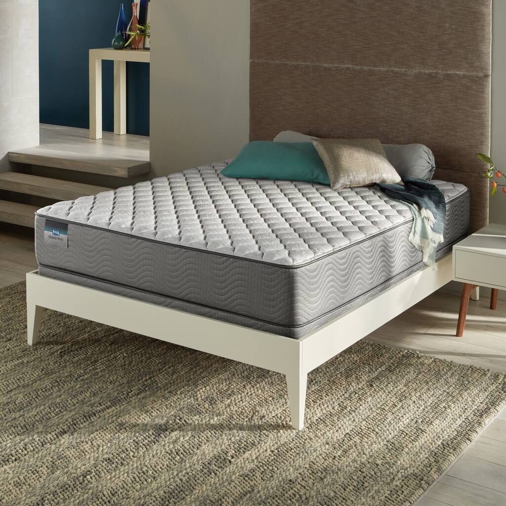 Simmons Beautysleep Channel Island Firm 11-inch Full-size Mattress Set - N/A