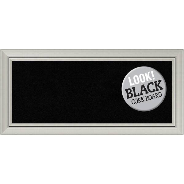 Framed Black Cork Board, Romano Silver - Bed Bath & Beyond - 16936304