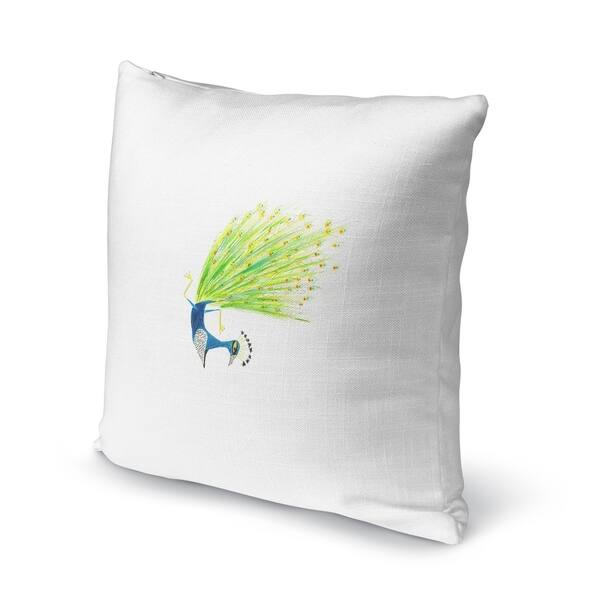 Shop Kavka Designs Green Yellow Blue Peacock Pincha Accent