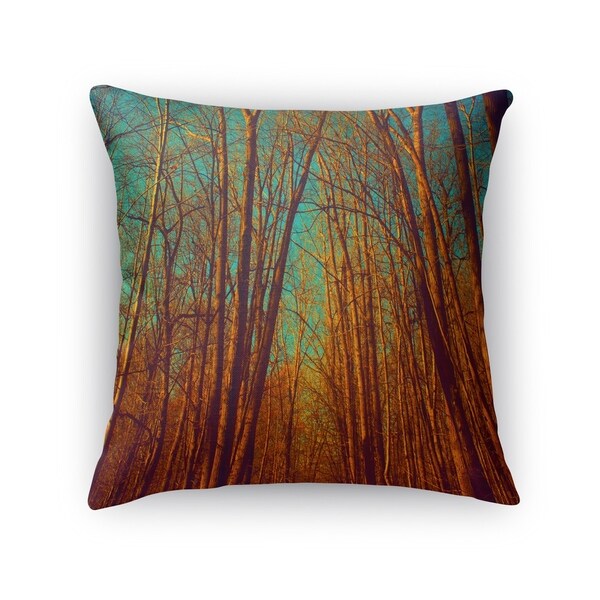 Shop Kavka Designs Brown Blue Enchanted Accent Pillow With Insert