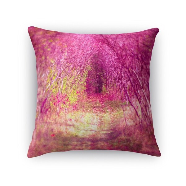 Kavka Designs purple/ green pink into the pink light accent pillow with insert