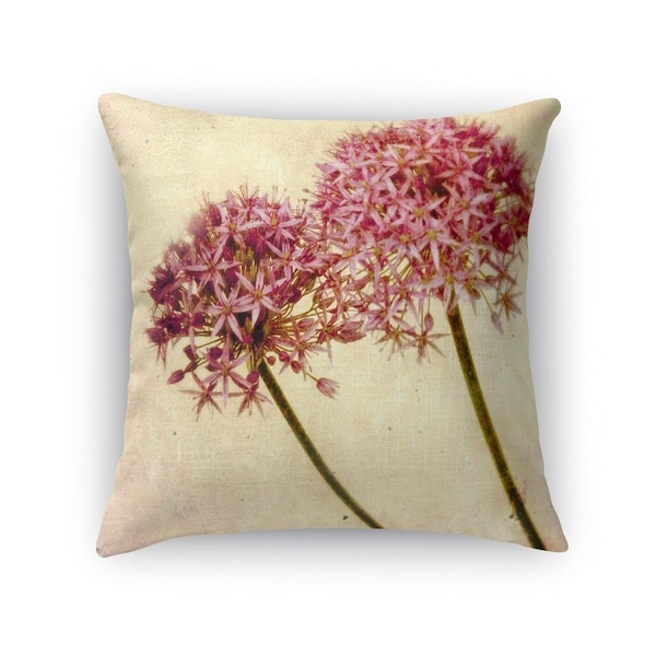 Kavka Designs purple/ green/ tan fireworks fill the sky accent pillow with insert