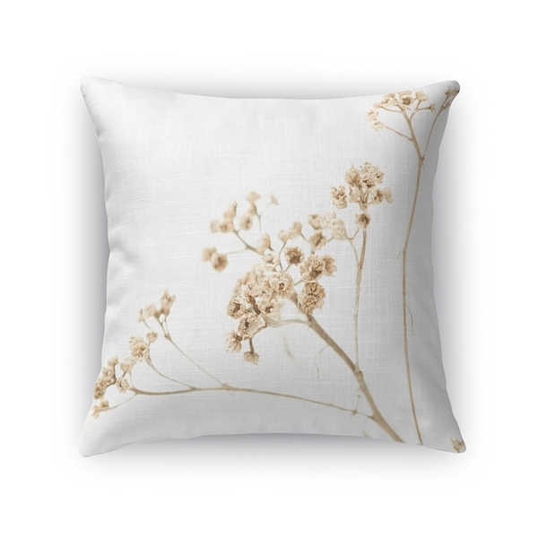 Kavka Designs white/ beige still life 1 accent pillow with insert